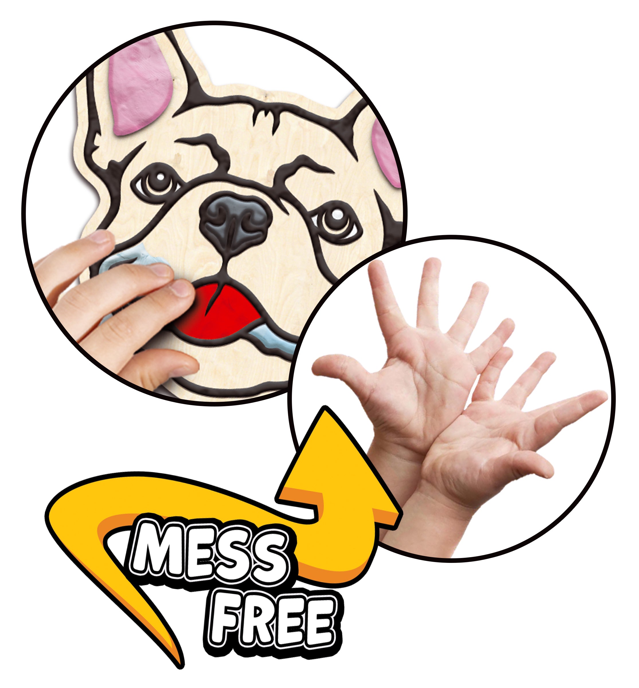 Dog clay colouring kit, Dog themed clay art set, Dog clay craft for kids, DIY dog modelling kit, 3D dog clay project, Sensory dog clay kit, Creative dog craft activity, Non-toxic clay craft set, Puppy clay art kit, Kids dog craft