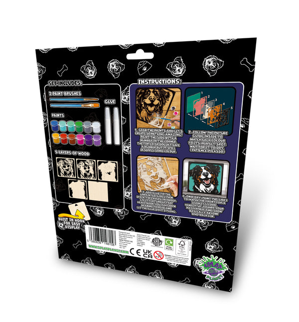 Unicorn wooden art kit, Unicorn craft kit for kids, Fantasy layered wood art, DIY Unicorn painting set, Magical Unicorn décor, Kids Unicorn craft activity, Unicorn themed wooden art, Creative Unicorn project, Unicorn wall art craft.