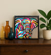 Elephant wooden art kit, Elephant craft kit for kids, Safari animal wood art, DIY Elephant craft, Layered Elephant painting set, Jungle themed wooden décor, Elephant wall art, Kids Elephant activity kit, Creative Elephant project, Wooden wildlife craft.