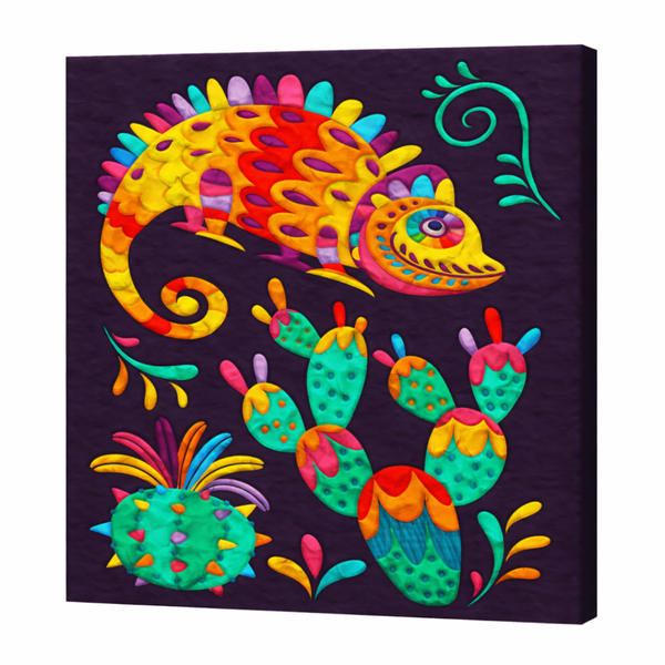 Fiesta Clay Painting 30x30 cm