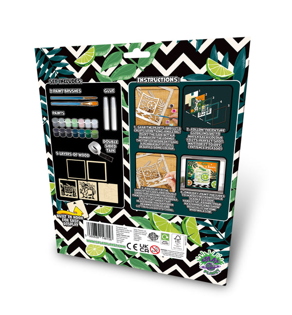 Wooden Gin & Tonic Art Craft Kit