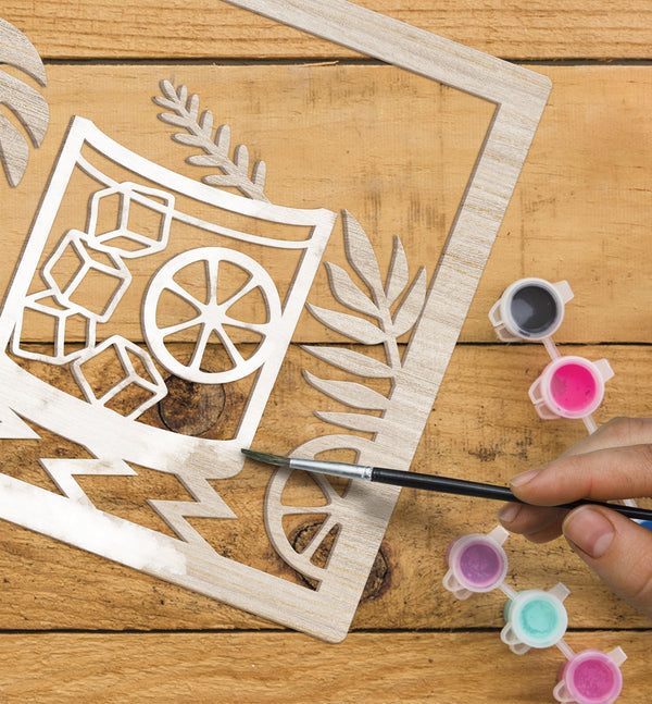 Wooden Gin & Tonic Art Craft Kit