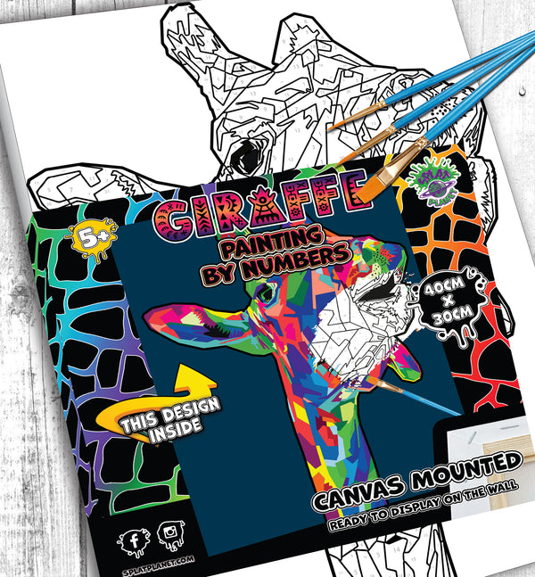 Giraffe paint by number, Giraffe painting, Giraffe painting for kids, Giraffe painting easy, Giraffe painting by numbers uk, washable acrylic paints, Giraffe gifts for girls, paint by number on canvas, paint by numbers ready for wall mounting, paint by numbers for kids, paint by numbers for beginners, paint by numbers for children, paint by numbers with frame, framed paint by numbers, giraffe gifts for girls, gifts for giraffe lovers, giraffe gifts for women, giraffe gifts for kid, arts and crafts for adult