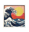 Great Wave wooden art kit, Japanese Wave craft kit, Hokusai inspired wooden art, Ocean wave wood layers, DIY Wave painting set, Traditional wave wall art, Kids Japanese art craft, Great Wave décor craft, Water themed art kit, Layered ocean wooden art, Creative Wave project.