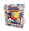 Great Wave wooden art kit, Japanese Wave craft kit, Hokusai inspired wooden art, Ocean wave wood layers, DIY Wave painting set, Traditional wave wall art, Kids Japanese art craft, Great Wave décor craft, Water themed art kit, Layered ocean wooden art, Creative Wave project.