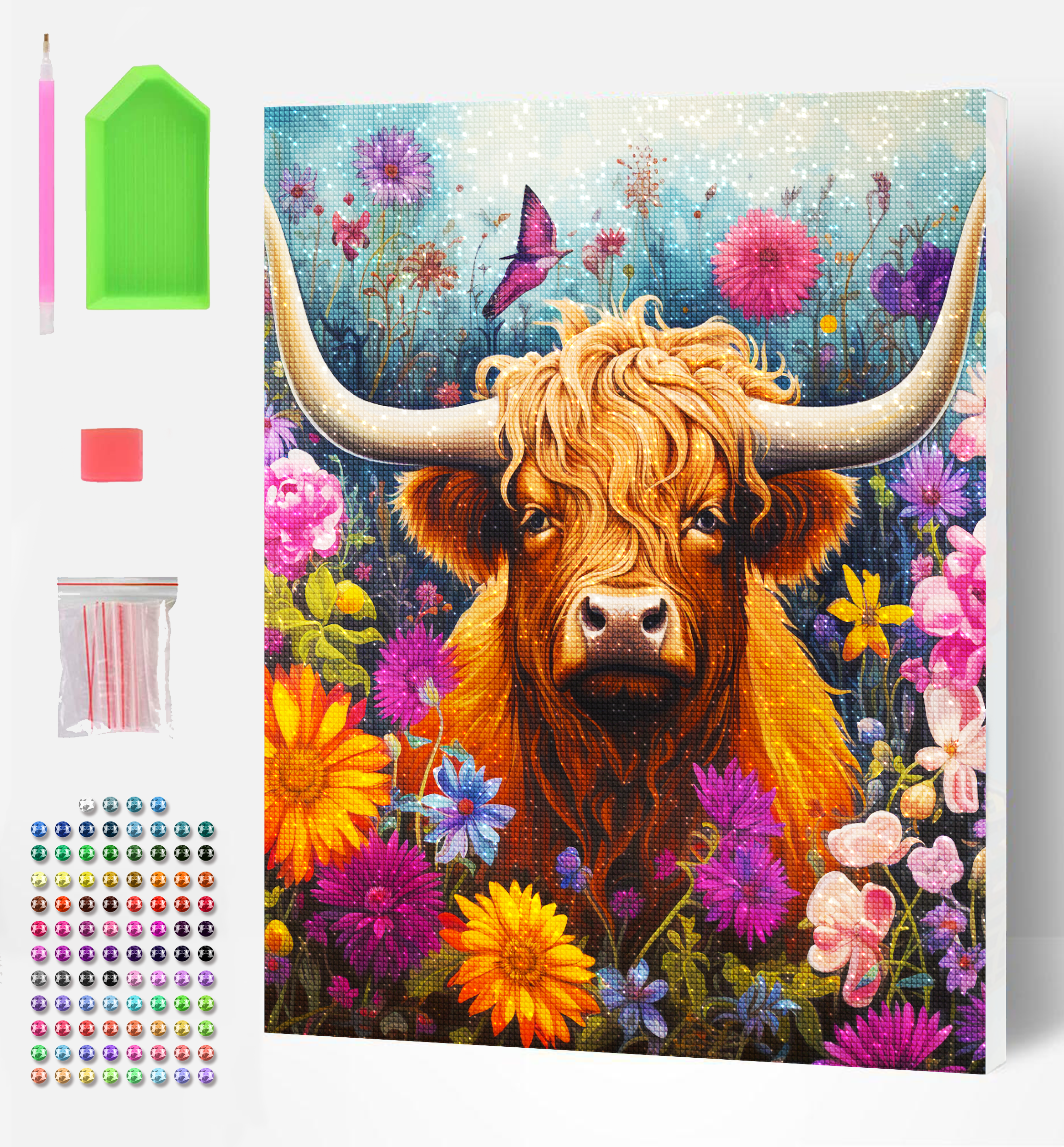 Highland Cow diamond painting, Higland Cow diamond art, Highland Cow diamond painting for kids, Highland cow diamond art kits, Highland Cow crystal art, Highland Cow crystal art set, 5D diamond painting kits, 5D diamond art, Highland Cow gifts, Highland Cow gifts for girls, framed diamond art kits, framed diamond painting, diamond painting for beginners, framed crystal art, Highland Cow toy, Highland Cow arts and crafts, Highland Cow canvas wall art, Highland Cow art kit,