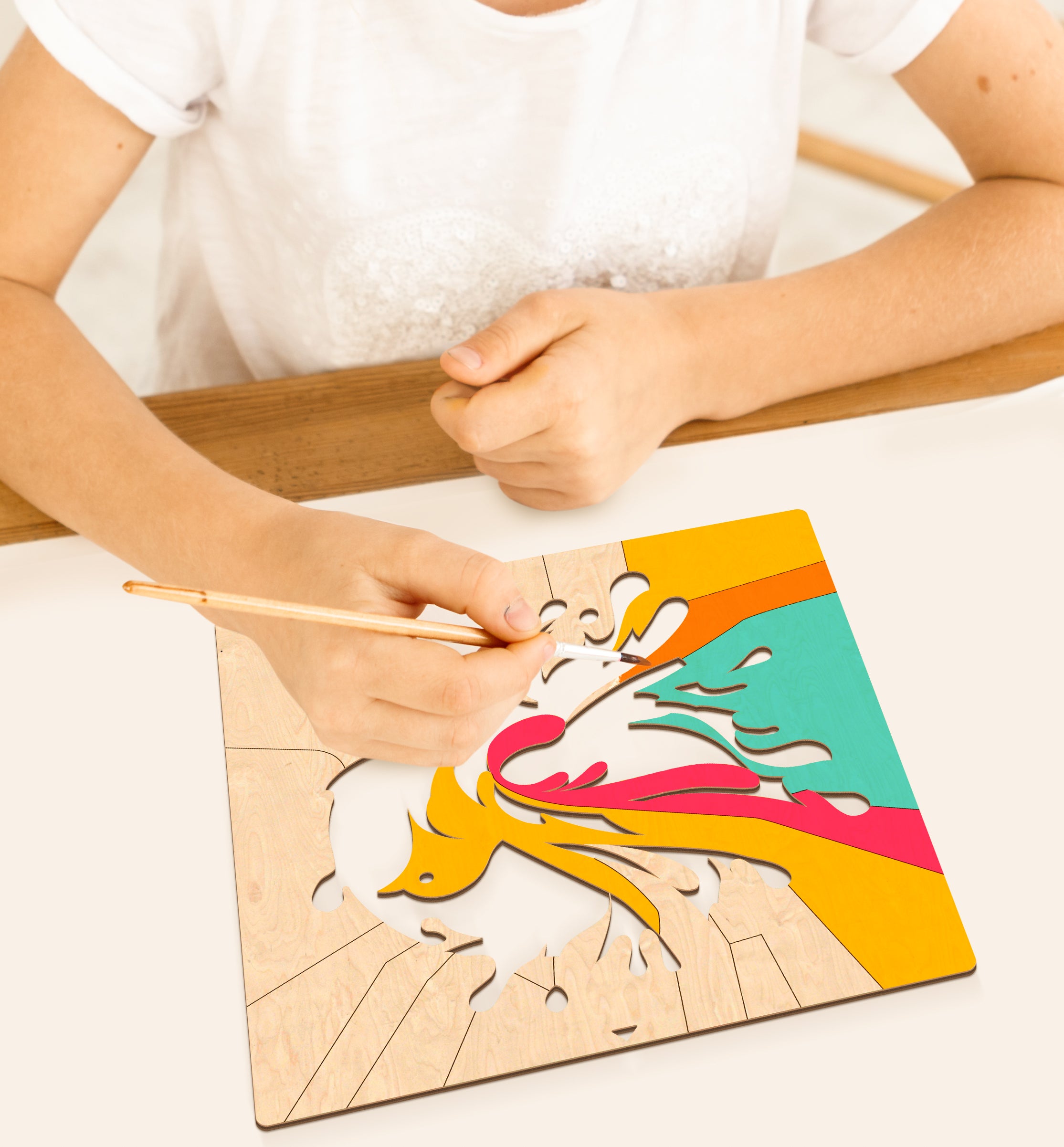 Hummingbird wooden art kit, Hummingbird craft kit for kids, Bird wooden painting set, DIY Hummingbird craft, Layered bird wooden art, Hummingbird wall décor, Nature themed craft kit, Hummingbird gift set, Kids bird craft activity, Colourful bird wooden art, Creative Hummingbird project.