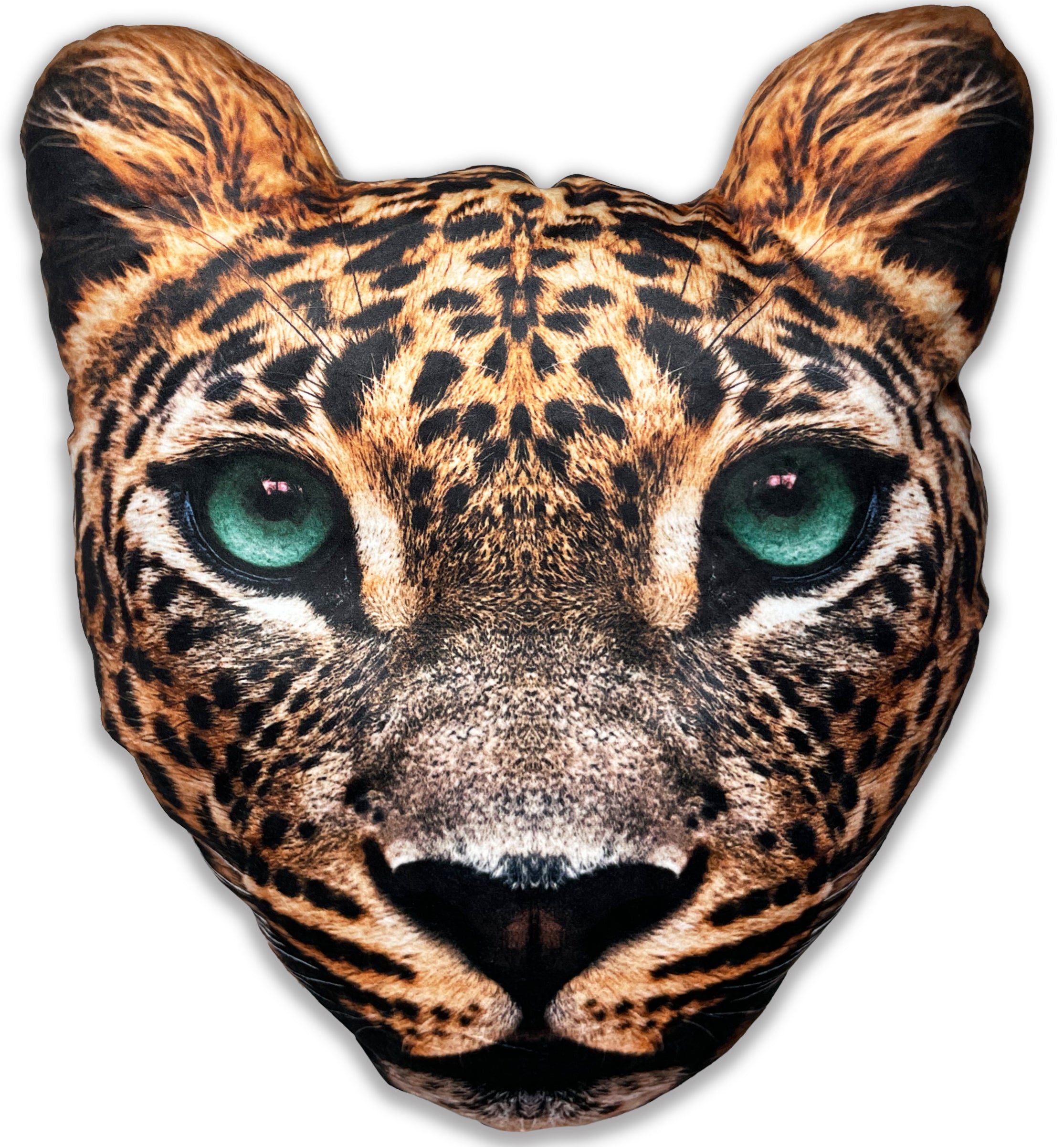 Leopard cushion, realistic Leopard face cushion, gifts for animal lovers, animal cushion, animal teddy, big cat cushion, animal face cushion, animal toy