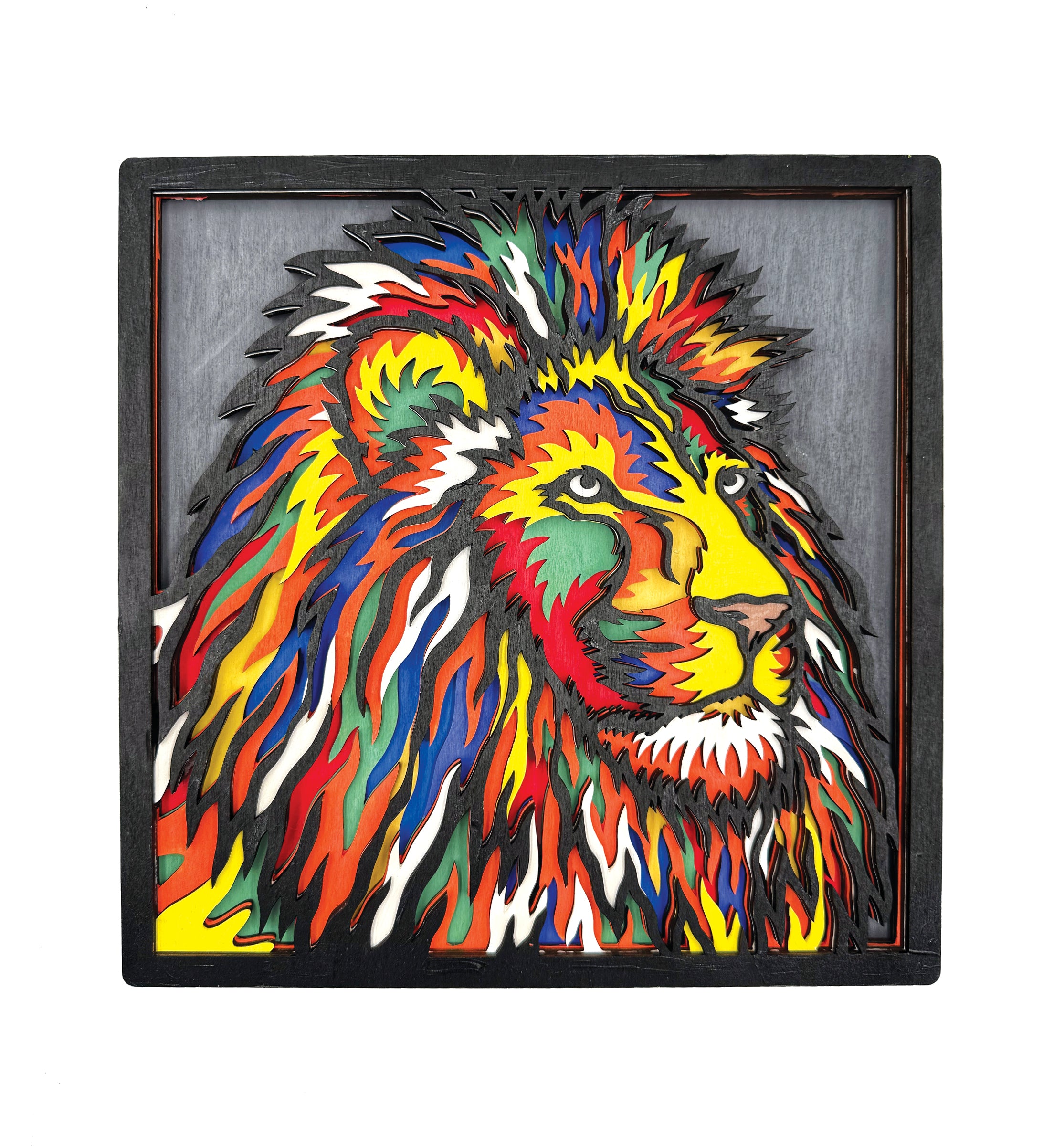 Lion wooden art kit, Lion craft kit for kids, Lion layered wood art, Lion painting kit, DIY Lion craft, Jungle animal wooden art, Lion wall art, Lion gift for children, Lion arts and crafts, Creative Lion project, Wooden Lion painting set, Safari animal craft kit, Kids Lion activity kit, Lion plywood art, Lion home décor craft.