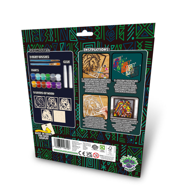 Lion wooden art kit, Lion craft kit for kids, Lion layered wood art, Lion painting kit, DIY Lion craft, Jungle animal wooden art, Lion wall art, Lion gift for children, Lion arts and crafts, Creative Lion project, Wooden Lion painting set, Safari animal craft kit, Kids Lion activity kit, Lion plywood art, Lion home décor craft.