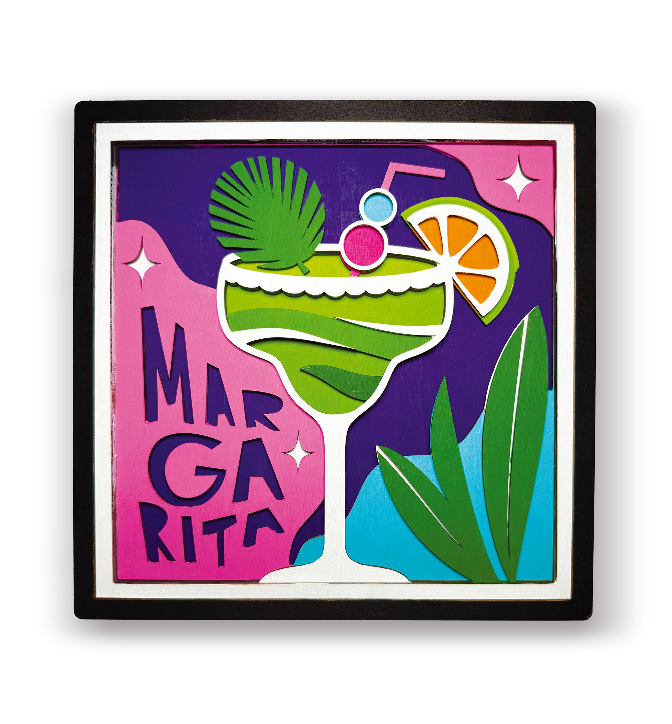 Wooden Margarita Art Craft Kit