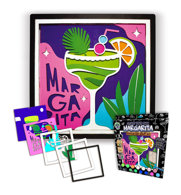 Wooden Margarita Art Craft Kit