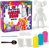 marble bear craft kit, pour painting kit, diy painting set for kids, neon art kit, metallic art kit, metallic pouring paint, neon pouring paint, arts and crafts toys, Fluid bear, painting for girls boys, splat planet bear, kids creative gift, diy toy craft, educational art supplies, birthday gifts for children, fun indoor activities, art projects for kids