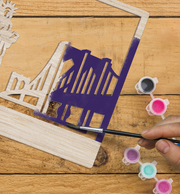 Wooden New York Art Craft Kit