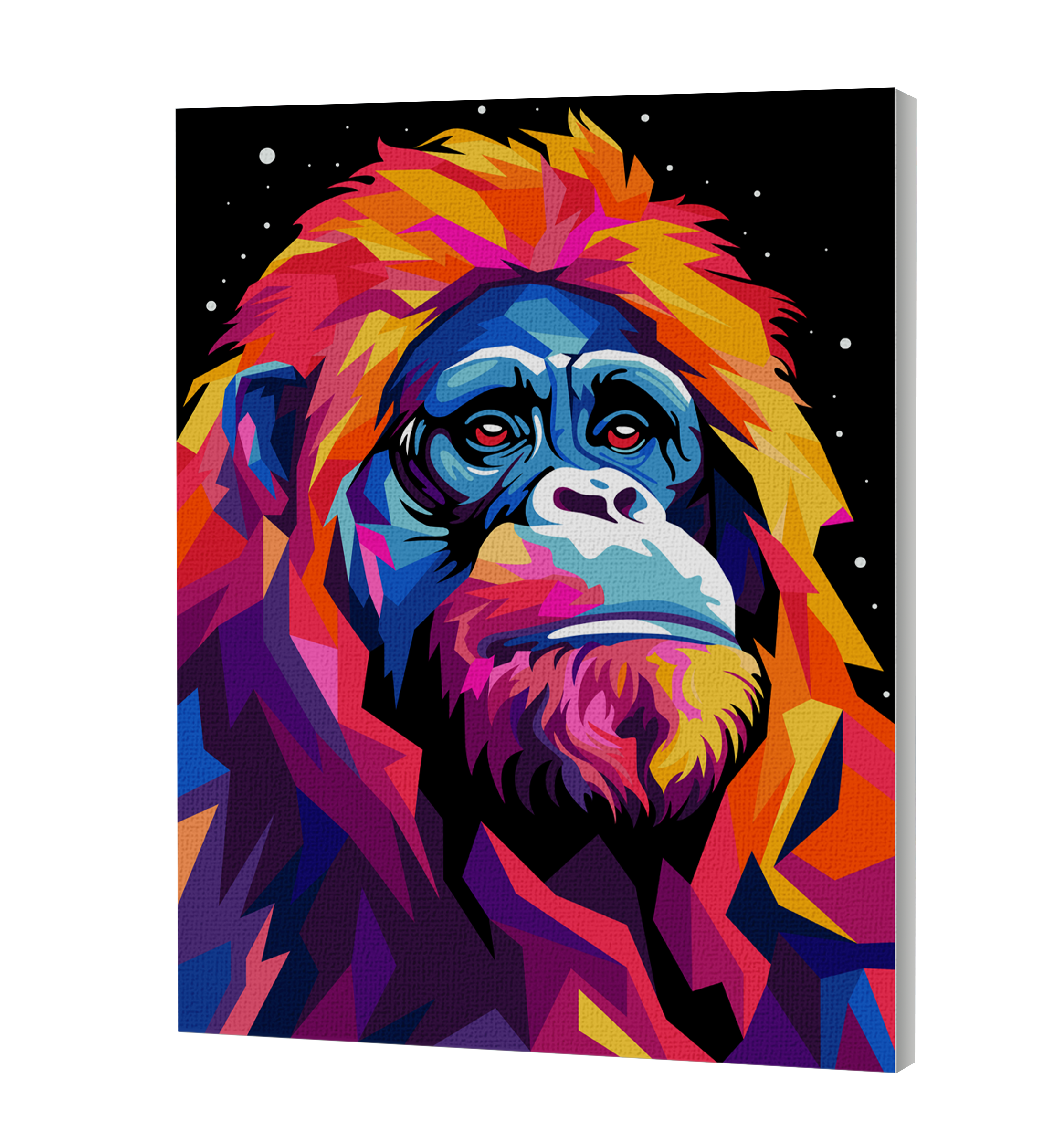 Monkey paint by number, Monkey painting, Monkey painting for kids, Monkey painting easy, Monkey painting by numbers uk, Monkey painting set, washable acrylic paints, Monkey gifts for girls, paint by number on canvas, paint by numbers ready for wall mounting, paint by numbers for kids, paint by numbers for beginners, paint by numbers for children, framed paint by numbers, monkey gifts for girls, gifts for monkey lovers, monkey gifts for women, monkey gifts for kid, arts and crafts for adults