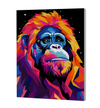 Monkey paint by number, Monkey painting, Monkey painting for kids, Monkey painting easy, Monkey painting by numbers uk, Monkey painting set, washable acrylic paints, Monkey gifts for girls, paint by number on canvas, paint by numbers ready for wall mounting, paint by numbers for kids, paint by numbers for beginners, paint by numbers for children, framed paint by numbers, monkey gifts for girls, gifts for monkey lovers, monkey gifts for women, monkey gifts for kid, arts and crafts for adults