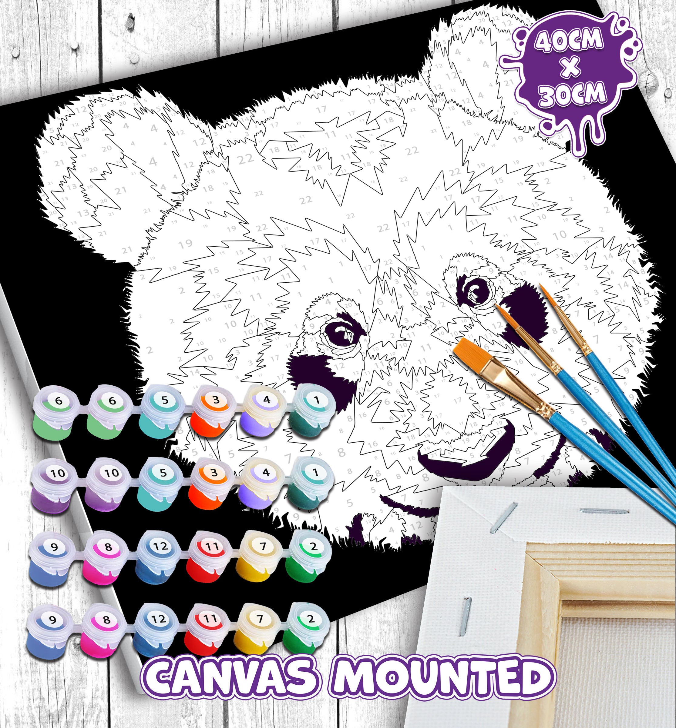 Panda paint by number, Panda painting, Panda painting for kids, Panda painting easy, Panda painting by numbers uk, Panda painting set, washable acrylic paints, Panda gifts for girls, paint by number on canvas, paint by numbers ready for wall mounting, paint by numbers for kids, paint by numbers for beginners, paint by numbers for children, paint by numbers with frame, framed paint by numbers, panda gifts for girls, gifts for panda lovers, panda gifts for women, panda gifts for kid, arts and crafts for adult