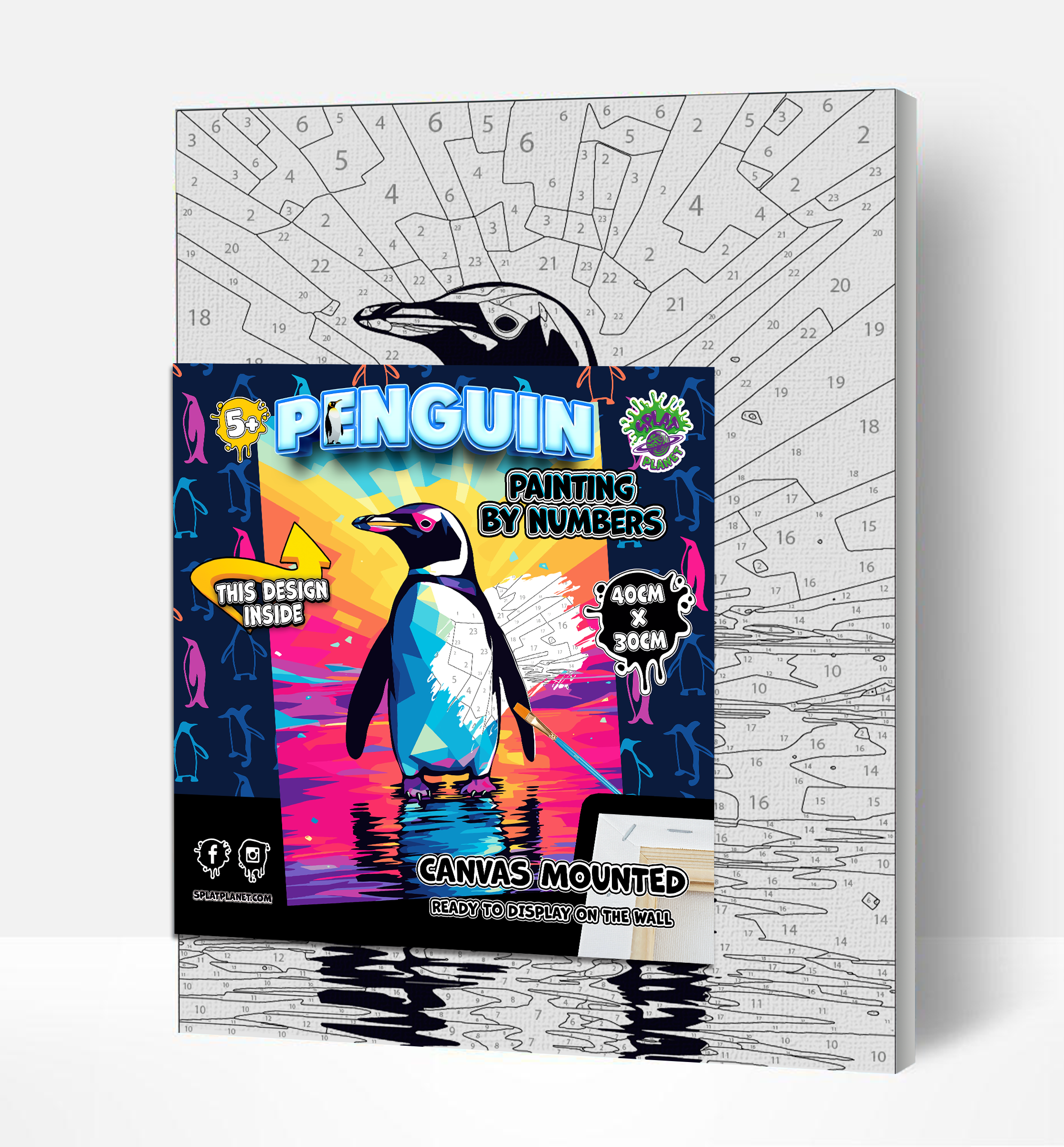 Penguin paint by number, Penguin painting, Penguin painting for kids, Penguin painting easy, Penguin painting by numbers uk, Penguin painting set, washable acrylic paints, Penguin gifts for girls, paint by number on canvas, paint by numbers ready for wall mounting, paint by numbers for kids, paint by numbers for beginners, paint by numbers for children, framed paint by numbers, penguin gifts for girls, gifts for penguin lovers, penguin gifts for women, penguin gifts for kid, arts and crafts for adults