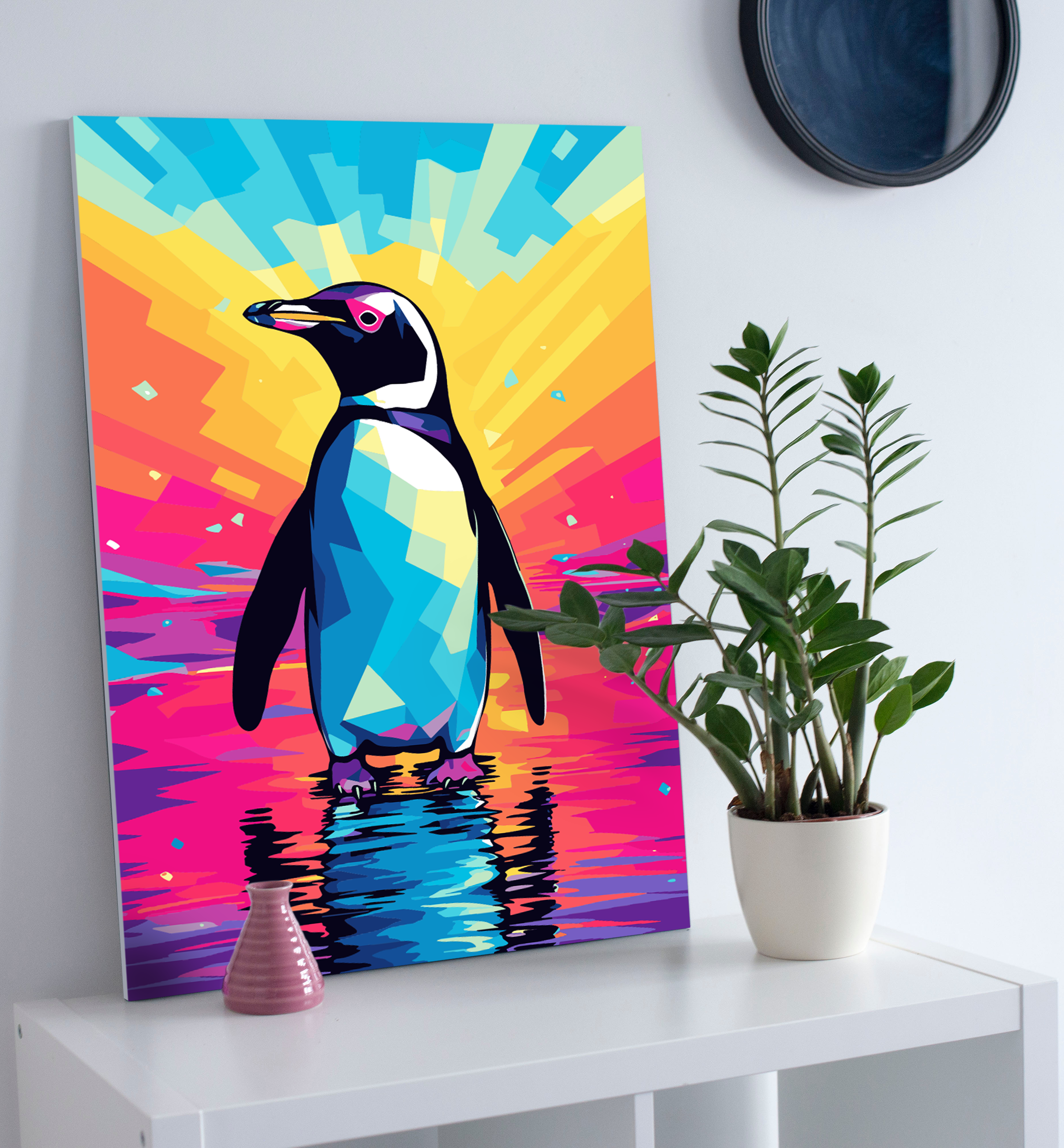 Penguin paint by number, Penguin painting, Penguin painting for kids, Penguin painting easy, Penguin painting by numbers uk, Penguin painting set, washable acrylic paints, Penguin gifts for girls, paint by number on canvas, paint by numbers ready for wall mounting, paint by numbers for kids, paint by numbers for beginners, paint by numbers for children, framed paint by numbers, penguin gifts for girls, gifts for penguin lovers, penguin gifts for women, penguin gifts for kid, arts and crafts for adults