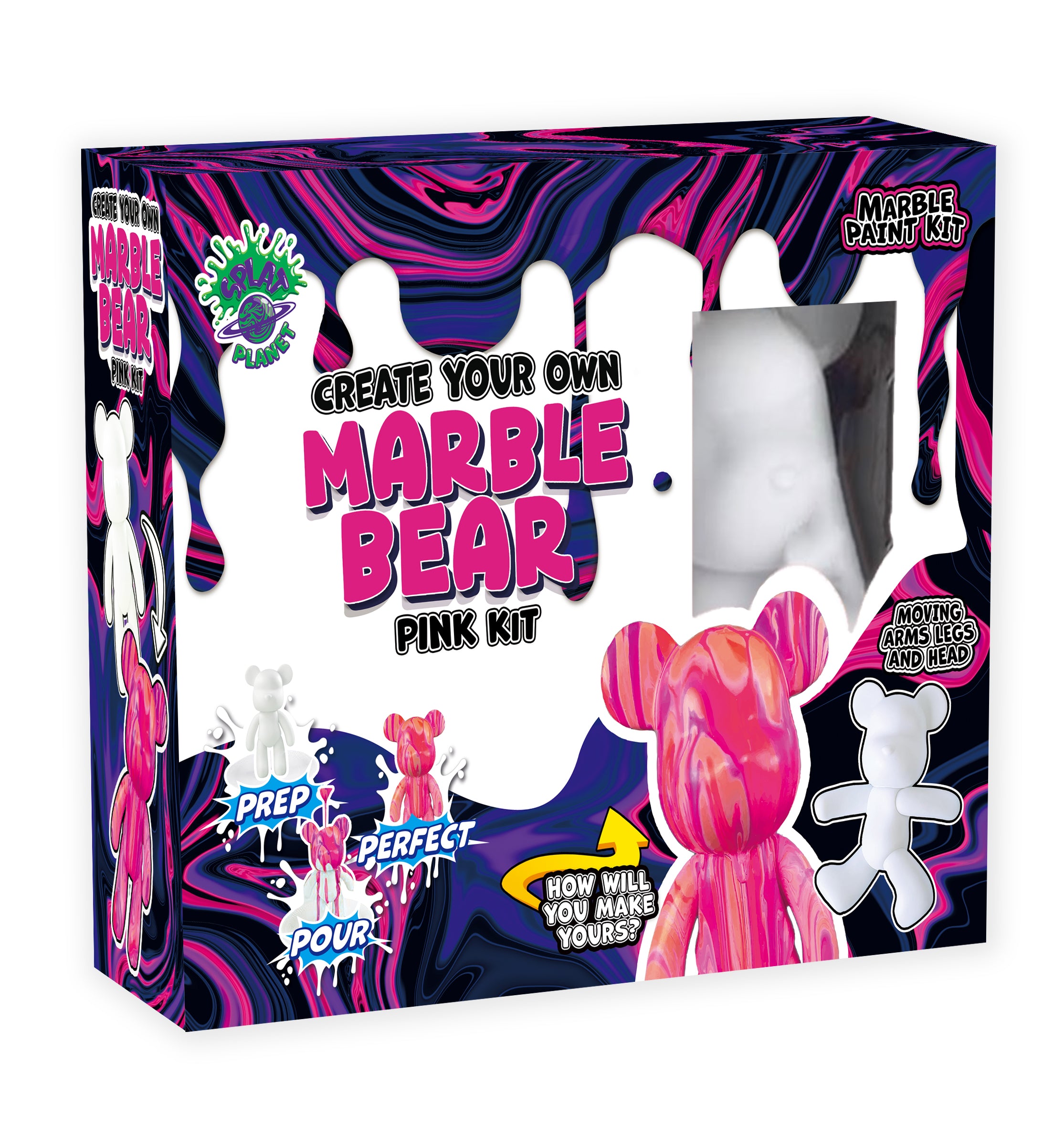 Pink Marble Bear kit
