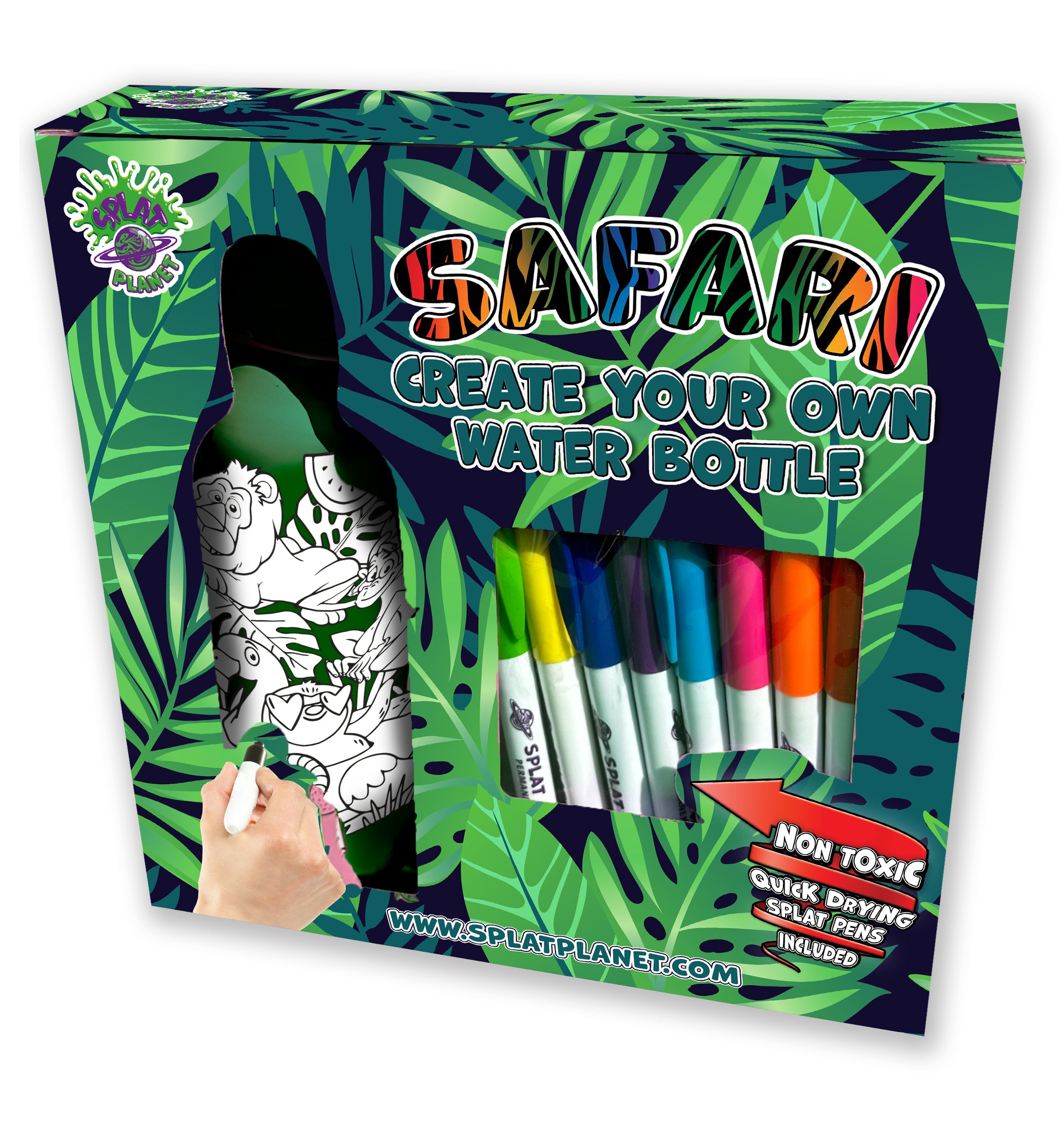Safari Colour-in Bottle