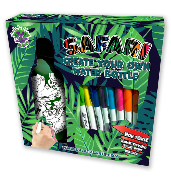 Safari Colour-in Bottle