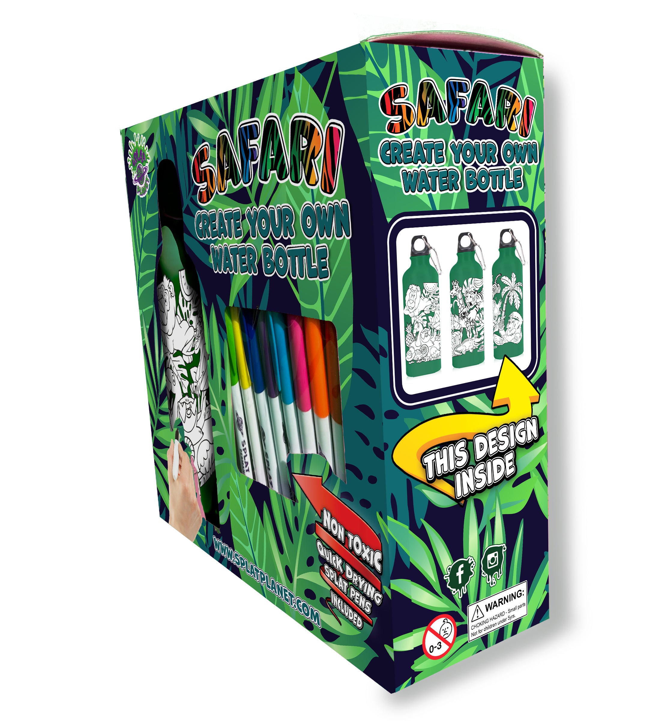 Safari Colour-in Bottle