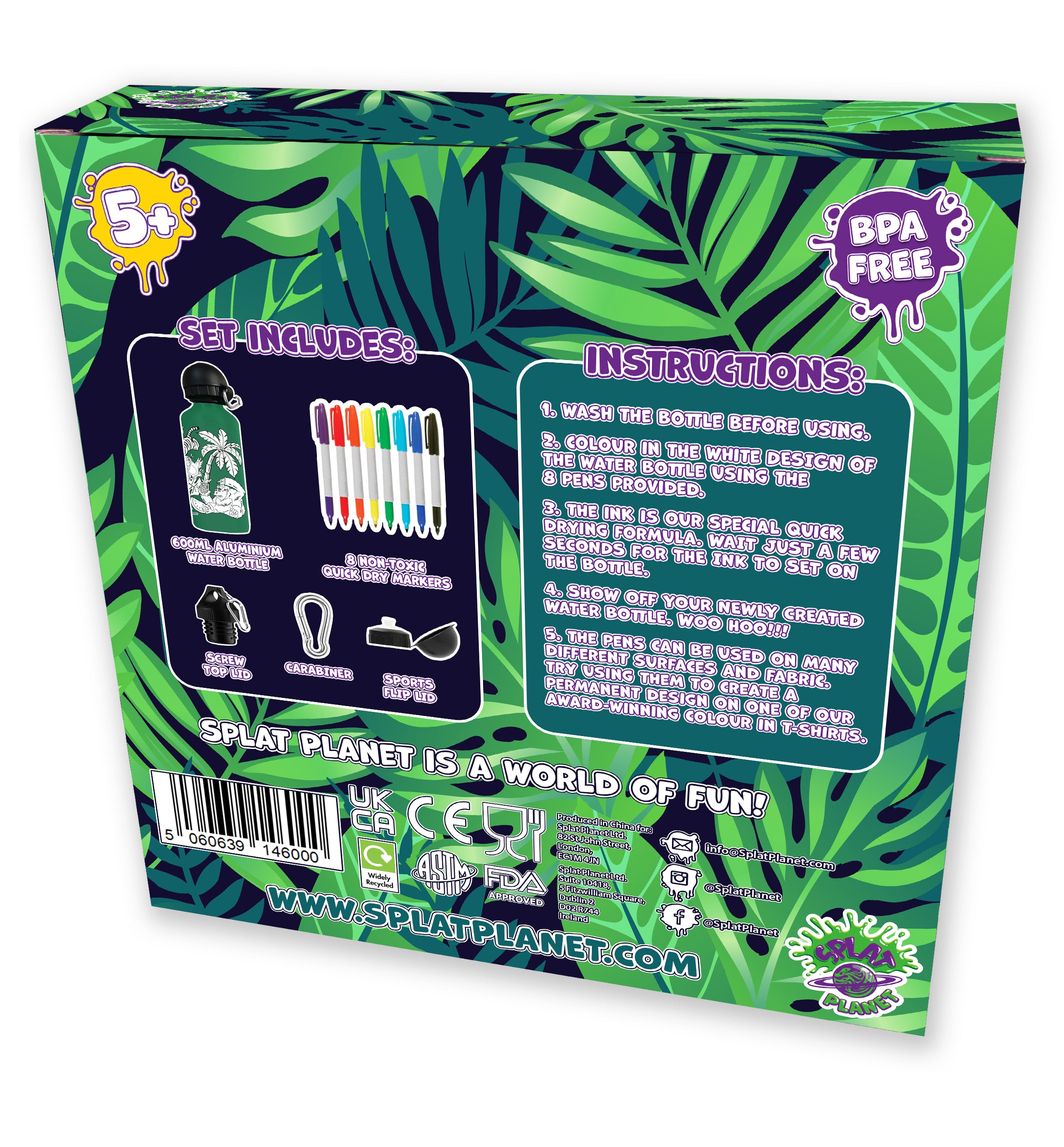Safari Colour-in Bottle