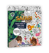 Safari colouring tablecloth, Animal colouring table cover, Kids safari colouring poster, Party colouring table cloth, Eco friendly kids colouring activity, Splat Planet safari craft, Giant colouring sheet for kids