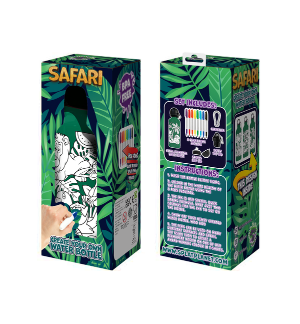 Safari Colour-in Bottle