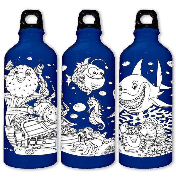 Sea Life Colour-in Bottle