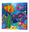 Sea Life Clay Painting 30x30 cm
