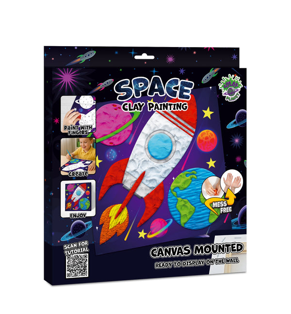 Space Clay Painting 30x30 cm