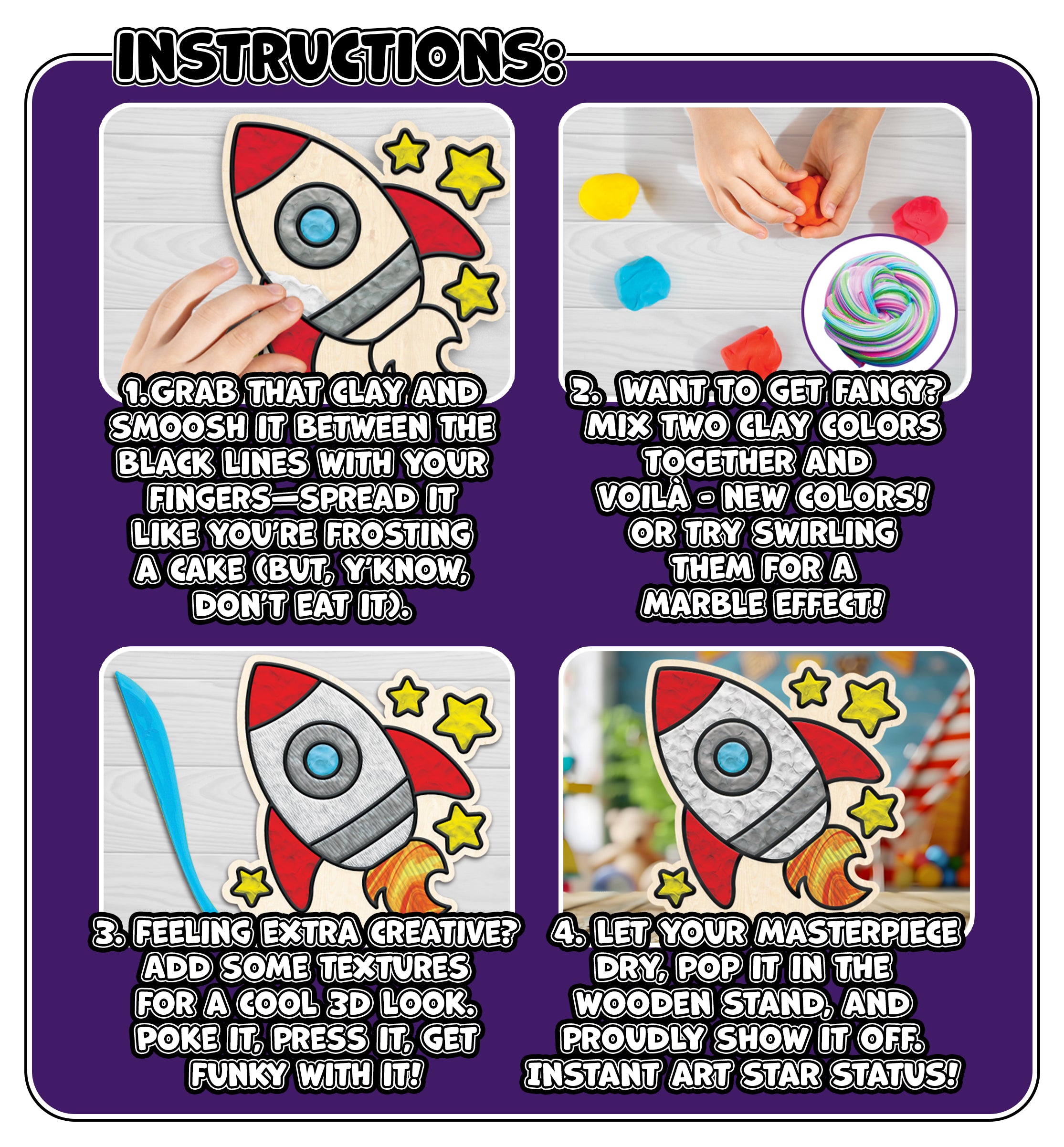 Space clay colouring kit, Space themed clay art set, Space clay craft for kids, DIY space modelling kit, 3D space clay project, Sensory space clay kit, Creative space craft activity, Non-toxic clay craft set, Outer space clay art kit, Kids space craft