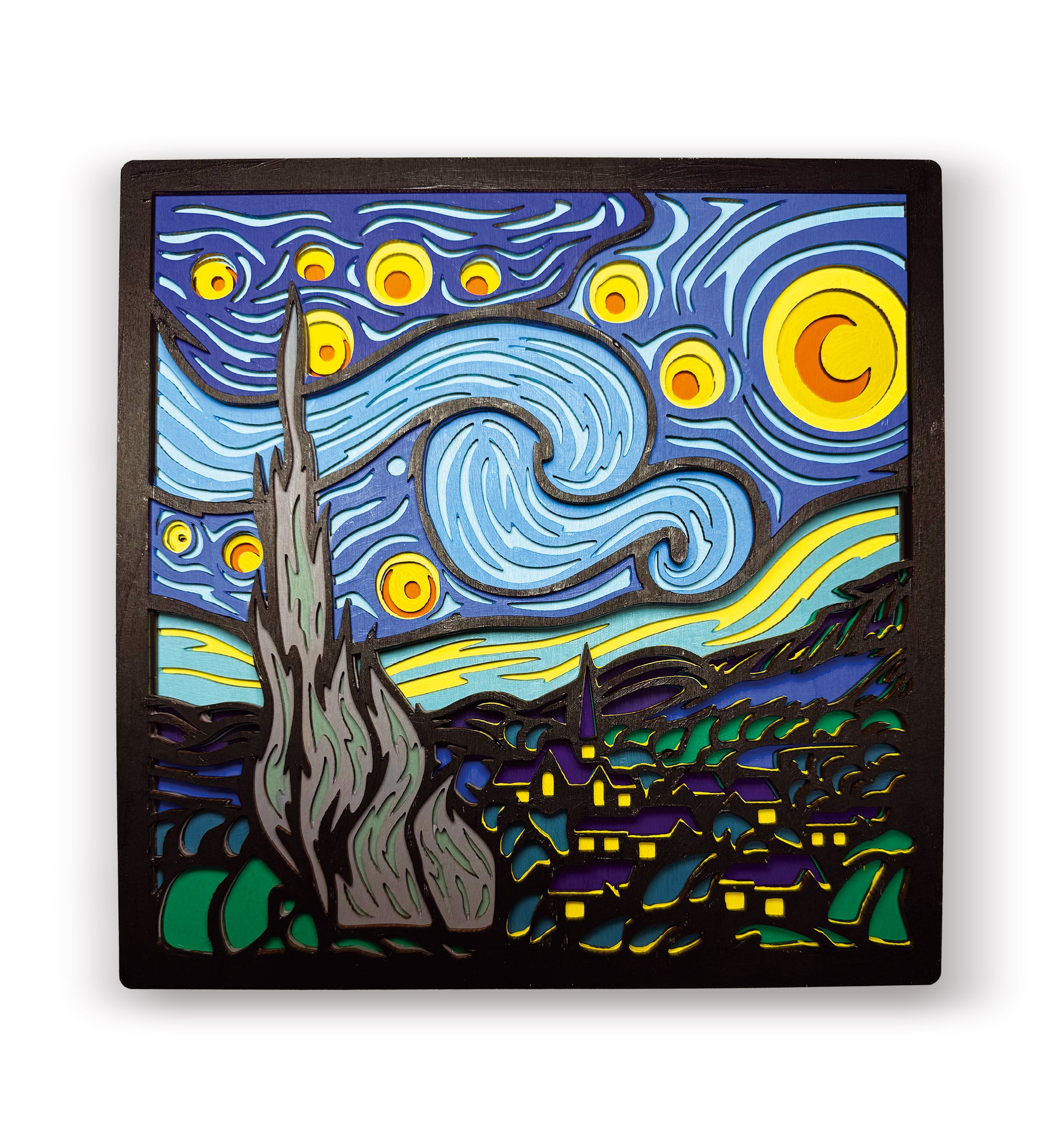 Wooden Starry Night Craft Kit