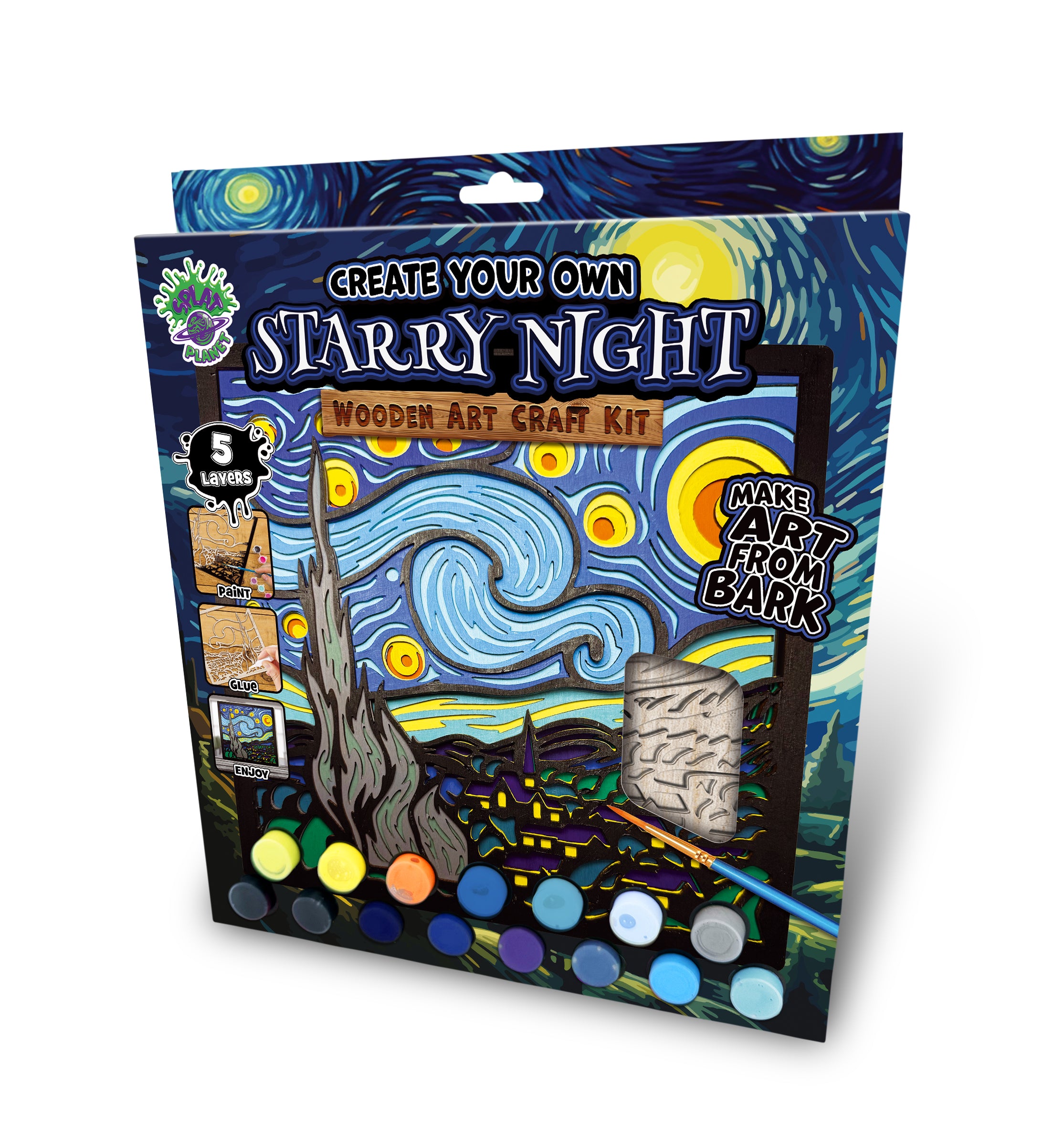 Wooden Starry Night Craft Kit