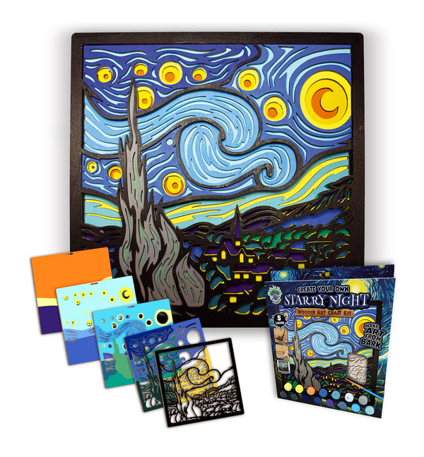 Wooden Starry Night Craft Kit