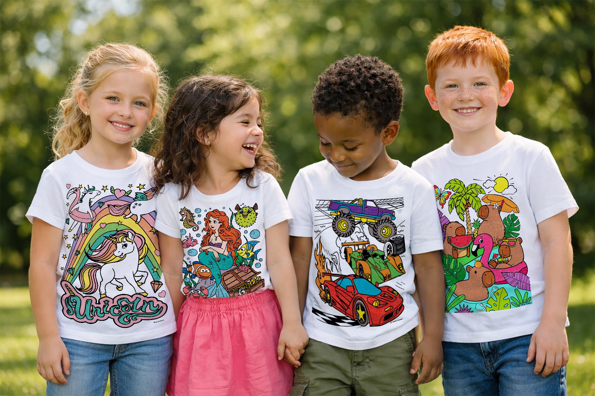 kids, children, childrens, colour in t-shirt, eatsleepdoodle, eat sleep doodle, grafix, splat planet, colouring, colour in, washable pens, magic, toddlers, Kids, magic, footy colouring, Arial colouring, the little mermaid, disney, Disney colouring, mermaid colouring, comic, movie, warner movie, cartoon, Sebastian little mermaid, fish, sea, tshirt, finding nemo colouring, finding dory colouring, finding dory, clown fish, seaweed, fabric pens, boys, girls, toddlers, gift, christmas present,