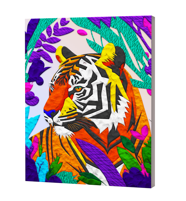 Tiger Clay Painting