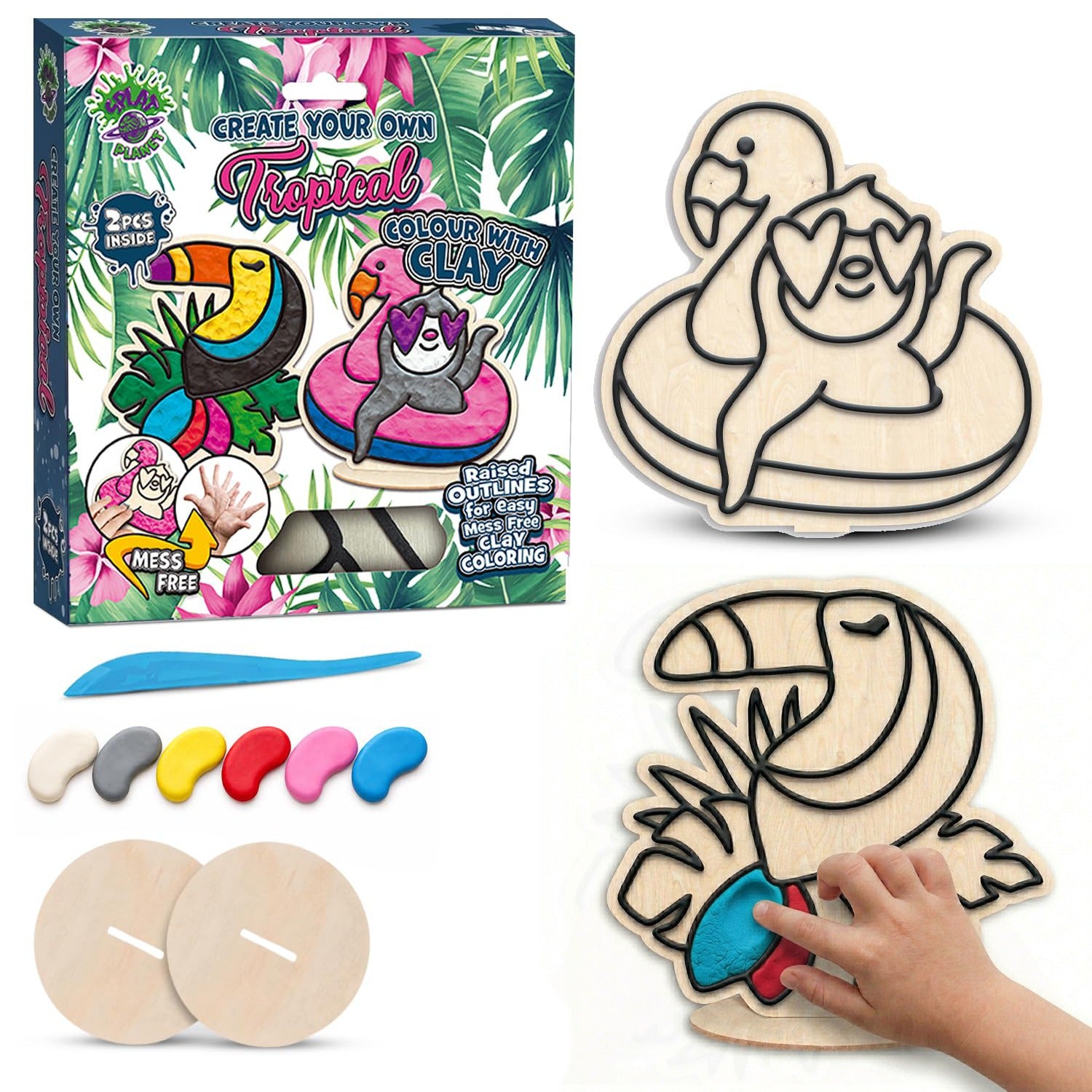 Capybara clay colouring kit, Capybara themed clay art set, Capybara clay craft for kids, DIY capybara modelling kit, 3D capybara clay project, Sensory capybara clay kit, Creative capybara craft activity, Non-toxic clay craft set, Summer capybara clay art kit, Kids capybara craft