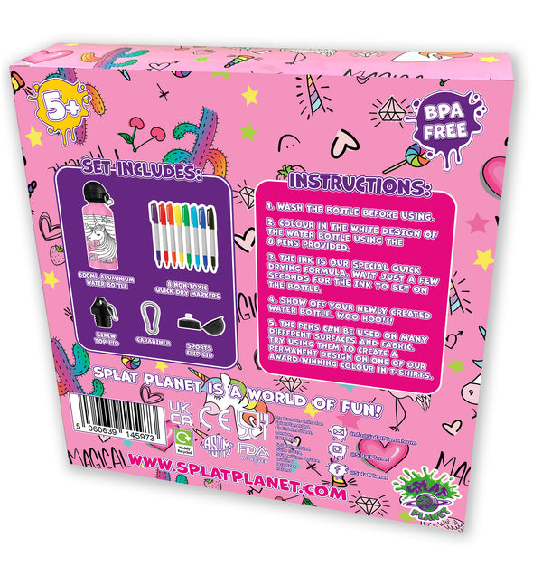 Unicorn Colour-in Bottle