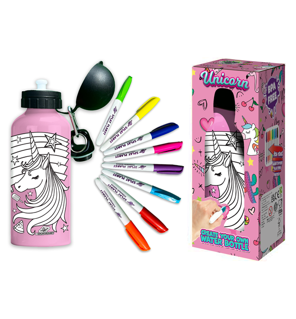 Unicorn Colour-in Bottle