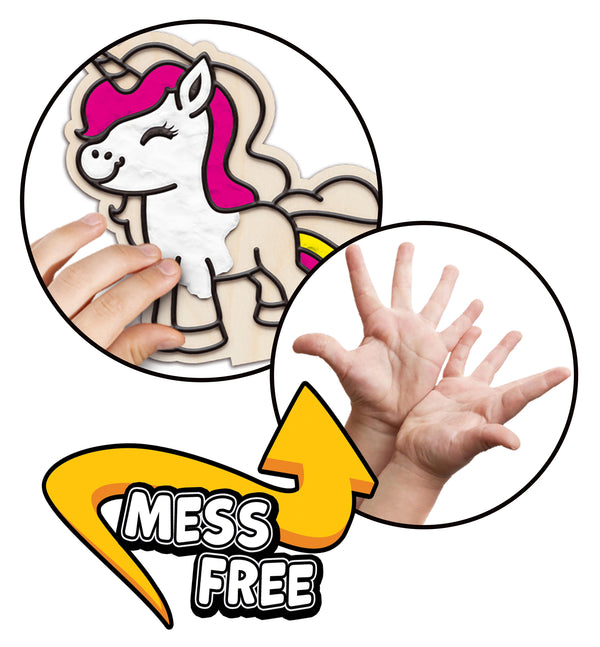 Unicorn clay colouring kit, Unicorn themed clay art set, Unicorn clay craft for kids, DIY unicorn modelling kit, 3D unicorn clay project, Sensory unicorn clay kit, Creative unicorn craft activity, Non-toxic clay craft set, Fantasy clay art kit, Kids unicorn craft