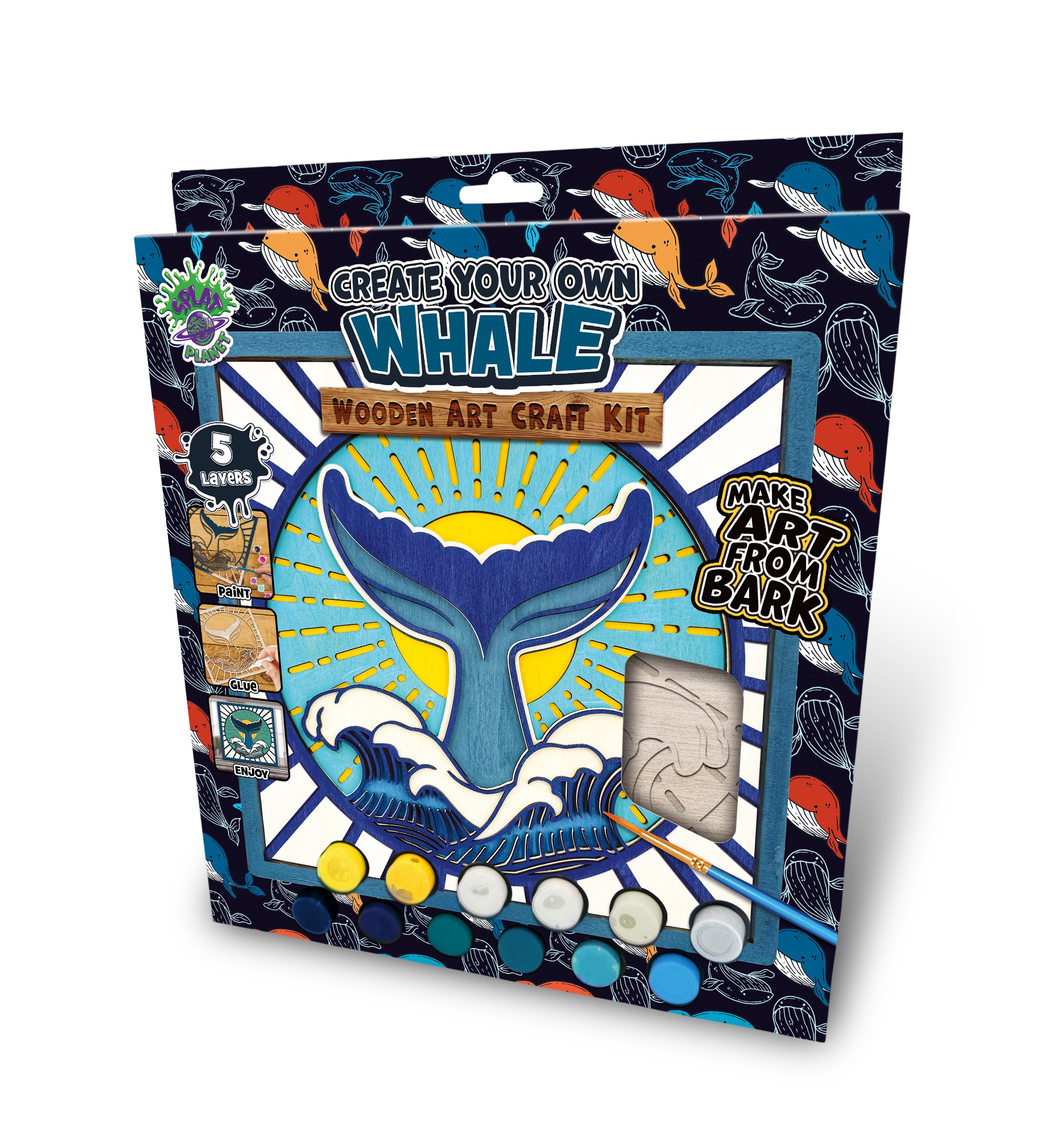 Whale wooden art kit, Whale craft kit for kids, Whale layered wood art, Whale painting kit, DIY Whale craft, Whale wall art, Ocean animal wooden art, Whale gift for children, Whale arts and crafts, Creative Whale project, Wooden Whale painting set, Whale home décor craft, Kids Whale activity kit, Whale plywood art, Ocean themed craft kit.