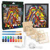 Lion wooden art craft kit, Lion craft kit for kids, Lion layered wood art, Lion painting kit, DIY Lion craft, Jungle animal wooden art, Lion wall art, Lion gift for children, Lion arts and crafts, Creative Lion project, Wooden Lion painting set, Safari animal craft kit, Kids Lion activity kit, Lion plywood art, Lion home décor craft.