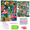 Tropical diamond painting, Tropical diamond art, Tropical diamond painting for kids, Tropical diamond art kits, Tropical vibes crystal art, Tropical crystal art set, 5D diamond painting kits, 5D diamond art, Unicorn gifts, Unicorn gifts for girls, framed diamond art kits, framed diamond painting, diamond painting for beginners, framed crystal art,Unicorn toy, Tropical arts and crafts, Tropical canvas wall art, Tropical art kit,