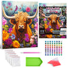 Highland Cow diamond painting, Higland Cow diamond art, Highland Cow diamond painting for kids, Highland cow diamond art kits, Highland Cow crystal art, Highland Cow crystal art set, 5D diamond painting kits, 5D diamond art, Highland Cow gifts, Highland Cow gifts for girls, framed diamond art kits, framed diamond painting, diamond painting for beginners, framed crystal art, Highland Cow toy, Highland Cow arts and crafts, Highland Cow canvas wall art, Highland Cow art kit,