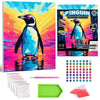 Penguin diamond painting, Penguin diamond art, Penguin diamond painting for kids, Penguin diamond art kits, Penguin crystal art, Penguin crystal art set, 5D diamond painting kits, 5D diamond art, Penguin gifts, Penguin gifts for girls, Penguin gifts for women, framed diamond art kits, framed diamond painting, diamond painting for beginners, framed crystal art, Penguin gift for Penguin lovers, Penguin arts and crafts, Penguin canvas wall art, Penguin art kit,