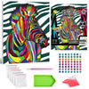 Zebra diamond painting, Zebra diamond art, Zebra  diamond painting for kids, Zebra  diamond art kits, Flamingo crystal art, Flamingo crystal art set, 5D diamond painting kits, 5D diamond art, Flamingo gifts, Zebra gifts for girls, Zebra gifts for women, framed diamond art kits, framed diamond painting, diamond painting for beginners, framed crystal art, Safari animals toy, Safari arts and crafts, Zebra canvas wall art, Zebra art kit,