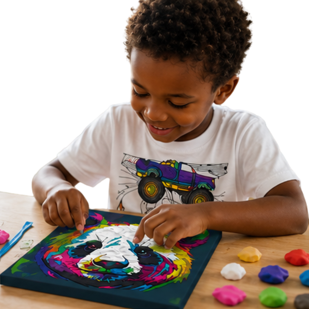 Splat Planet a world of fun for families. Colour in T-shirts